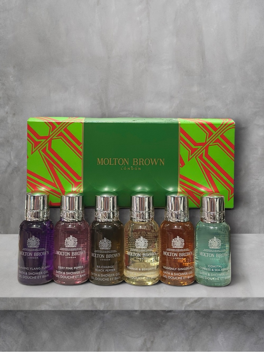 Molton Brown Discovery Bath & Body Set- 6 pieces, travel sizes, vegan, luxury